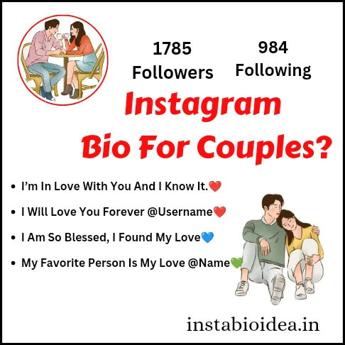 Instagram Bio For Couples