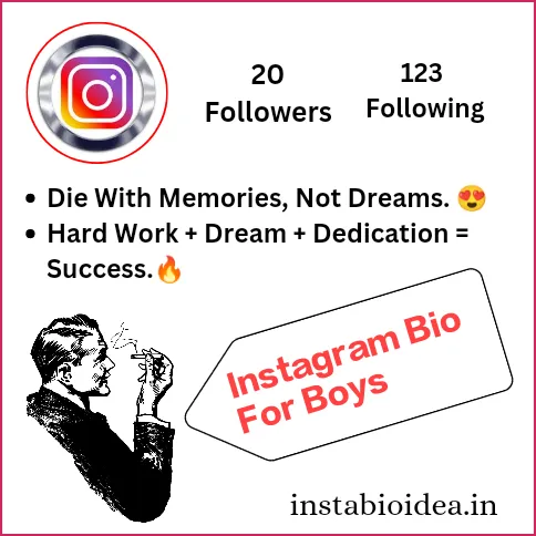 Instagram Bio For Boys 