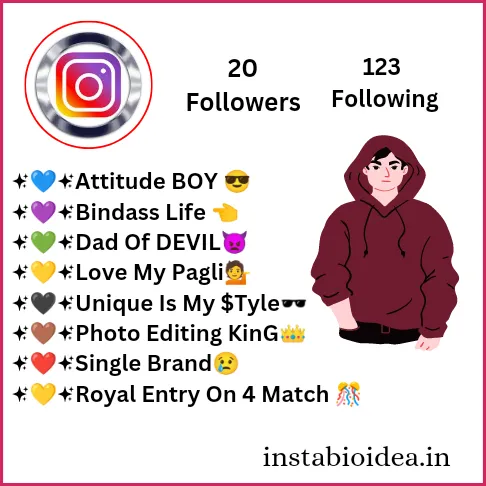 Instagram Bio For Boys 