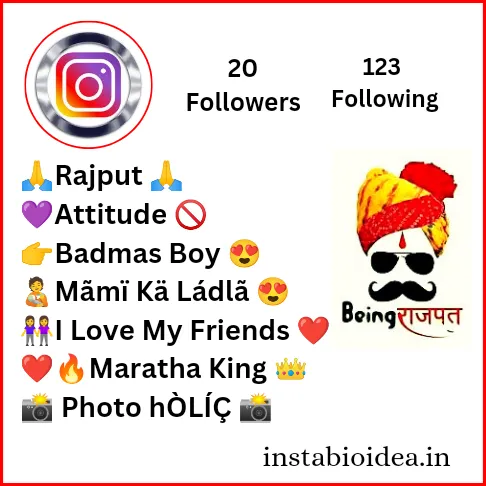  Rajput Bio for Instagram