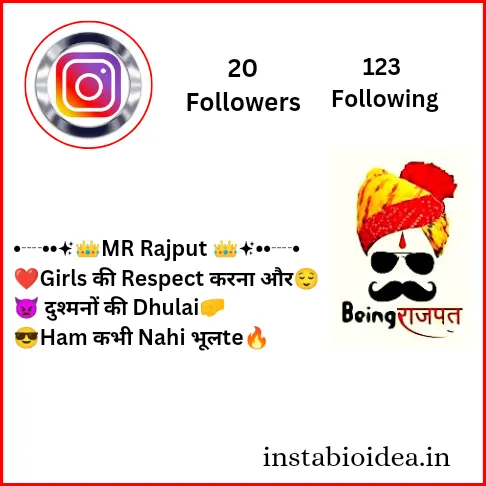  Rajput Bio for Instagram