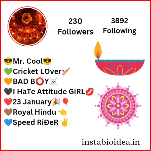 Hindu Bio For Instagram