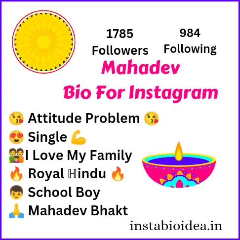 Mahakal Bio For Instagram 
