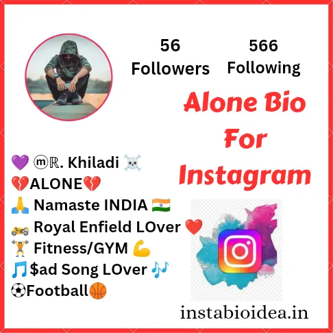 Alone Bio For Instagram