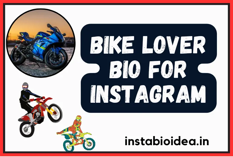 Bike Lover Bio For Instagram 