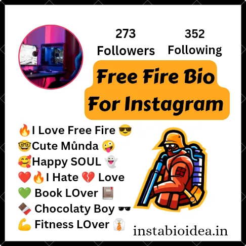 Free Fire Bio For Instagram