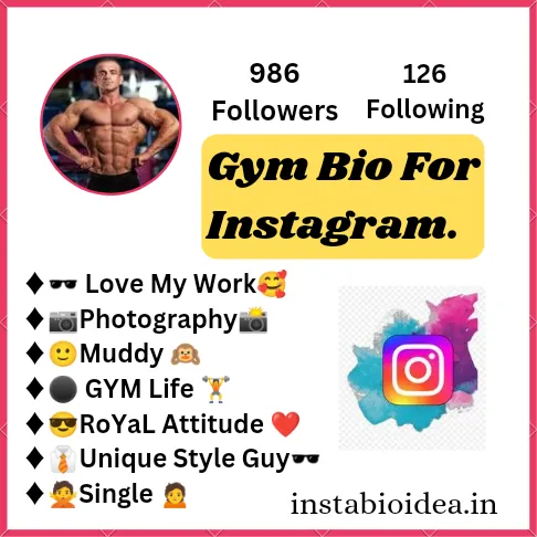 Instagram Bio For Gym Lovers