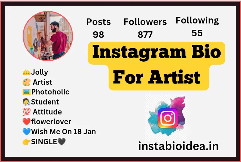 Instagram Bio For Artis