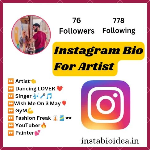 Instagram Bio For Artist