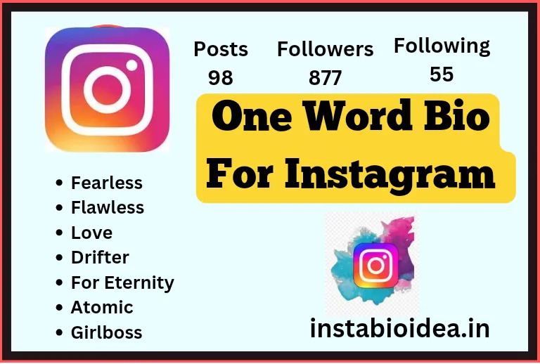 One Word Bio For Instagram
