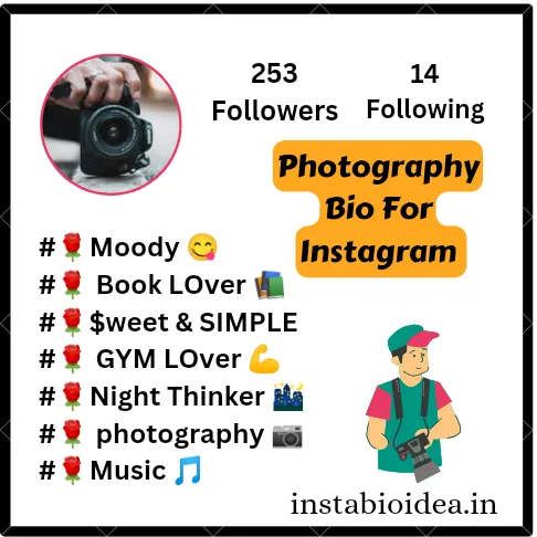 Photography Bio For Instagram 